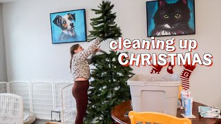 *finally* Taking Down My Christmas Tree + First Grocery Haul of 2022!