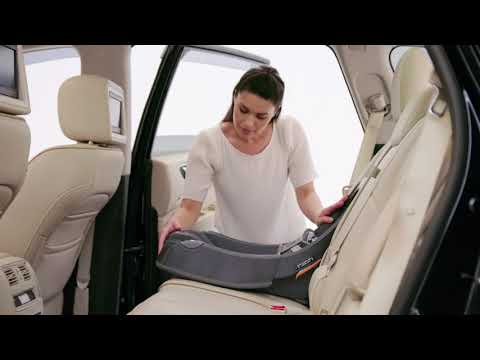 Chicco KeyFit 35 Infant Car Seat - Installing KeyFit 35 Base with Seatbelt
