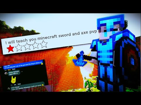 Savage PvP Skills: Mastering Minecraft Sword Axe Combat with AfnanGamerOfficial 🥵👿