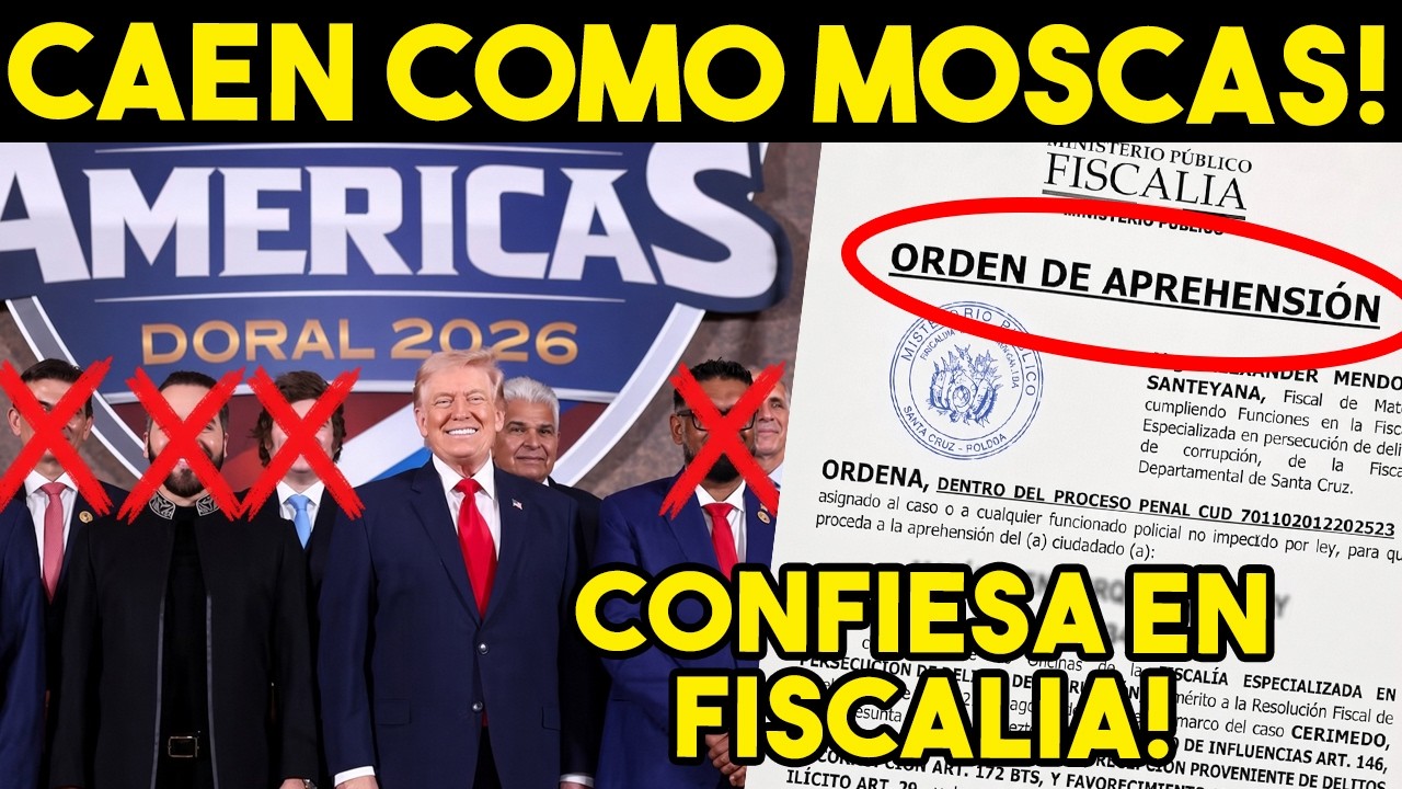 Estalló el infierno! SACAN CONFESION EN FISCALIA, caen N4RC0S de EEUU. Trump se enreda