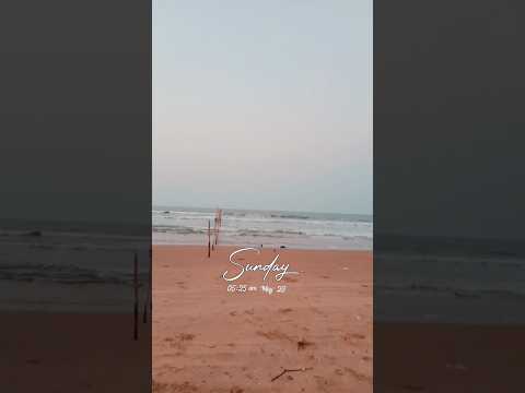 # Early morning in beach⛱️🏖️ # bapatla beach
