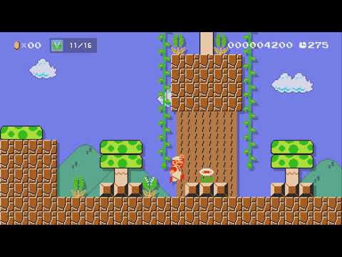 Chomping weeds by ANonHero - Super Mario Maker 2 - No Commentary 1by