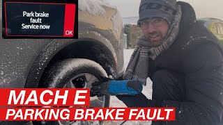 Electric parking brake fault (Left stranded in the snow by FORD)
