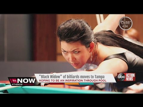 "Black Widow" of billiards moves to Tampa