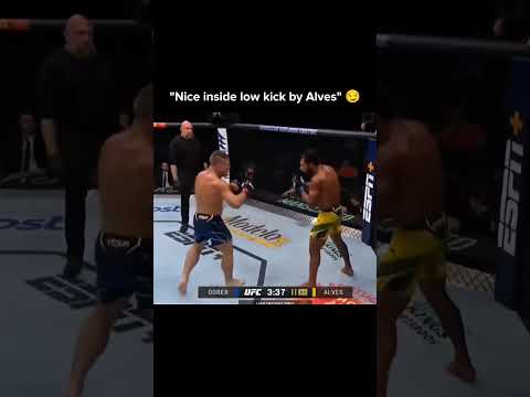 Nice low kick #UFC #mma