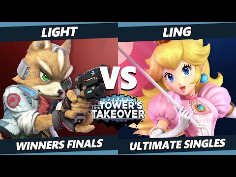 Tower's Takeover 21 Winners Finals - Light (Fox) Vs. Ling (Peach) SSBU Ultimate Tournament