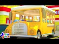 Wheels On The Bus Yellow School Bus Vehicle Song For Children