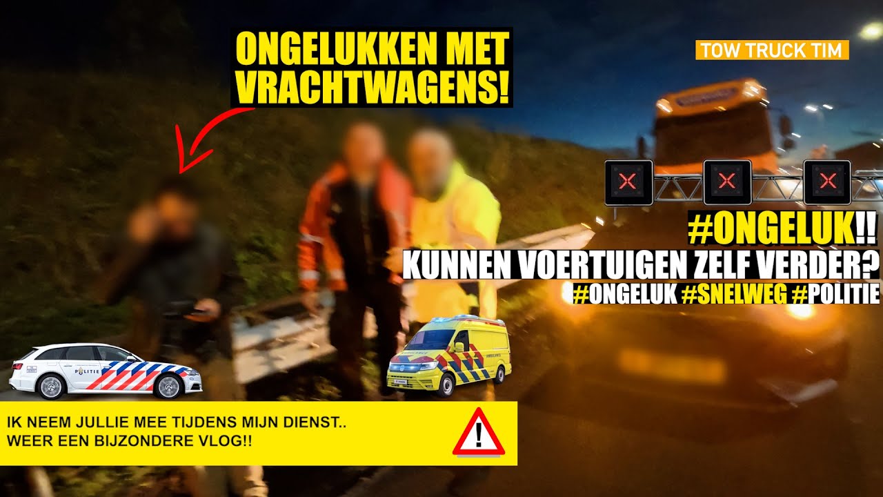 🚨TWEE ONGELUKKEN MET VRACHTWAGEN.. ZIE DE BEELDEN! 🚨