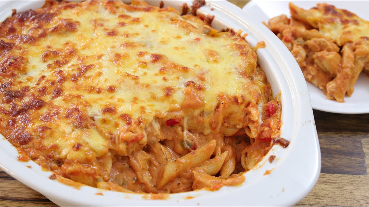 Chicken Pasta Bake Recipe Chicken and Pasta Casserole The Cooking