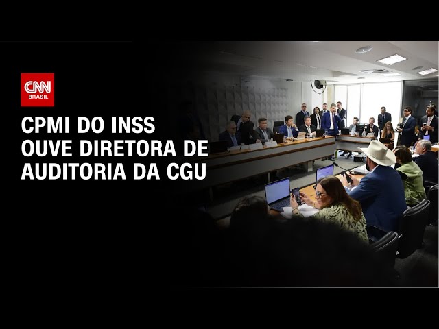 Começa audiência da CPMI do INSS que ouve diretora de auditoria da CGU | LIVE CNN