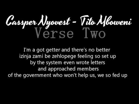 Cassper Nyovest - Tito Mboweni (Lyric Video)