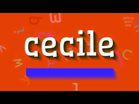How to say "cecile"! (High Quality Voices)