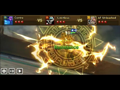 G3 SIEGE (S3 EU): Contra vs -Limitless- vs Af: Unleashed (Summoners War)