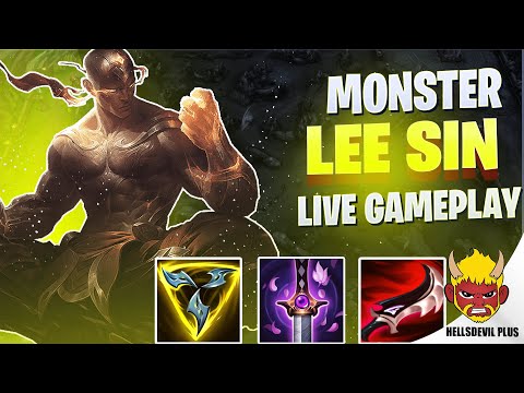 LEE SIN MONSTER SNOWBALL! - Wild Rift HellsDevil Plus Gameplay