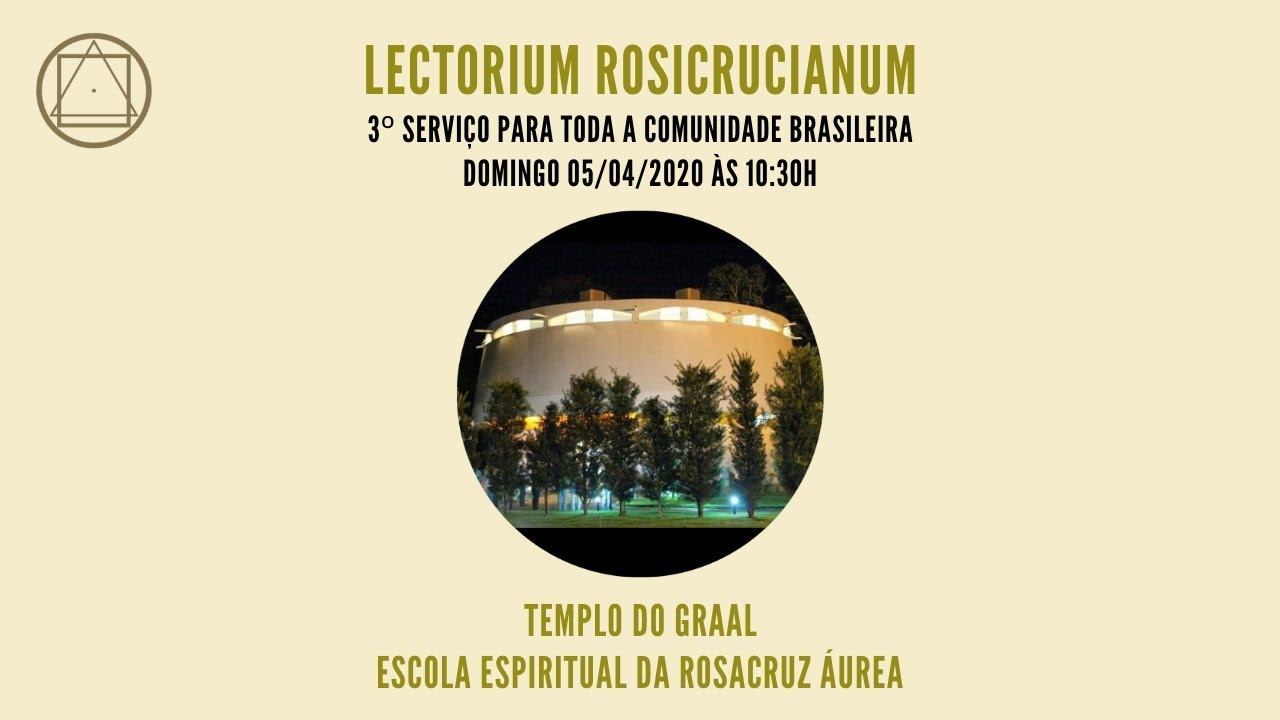 Serviço Templário On-Line para toda a Comunidade - 05/04/2020 - 10h30