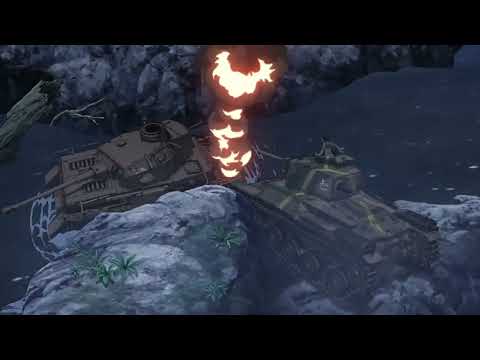 Ankou is taken out by chihatan || Girls und panzer das finale 3