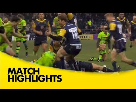 Worcester Warriors v Northampton Saints - Aviva Premiership Rugby 2017-18