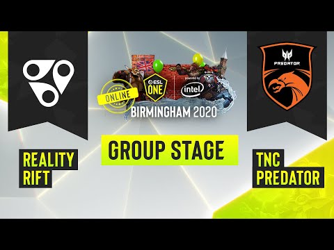 Dota2 - TNC Predator vs. Reality Rift - Game 3 - ESL One Birmingham 2020 - Group Stage - SEA