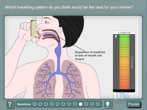 How to use asthma inhaler - mdi