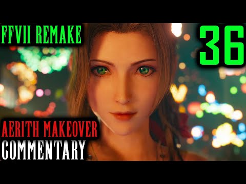 Final Fantasy VII Remake Walkthrough Part 36 - Aerith Dress & Makeover Reveal Moment (Chapter 9)