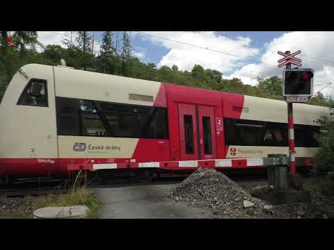 Železniční přejezd Rozhraní/Stvolová [P6818] - 27.7.2023 / Czech railroad crossing