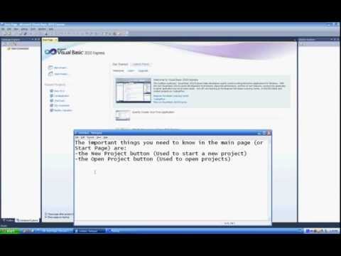 Visual Basic Teaching - Tutorial 1 - The basics