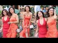 Shilpa Shetty And Shehnaz Gill Together Shilpa Looking Hot In Orange Dress Shehnaz Also Looking Sexy