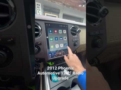 2012 Phoenix Automotive 12.1” Radio upgrade . #ford #fyp #phoenixautomotive