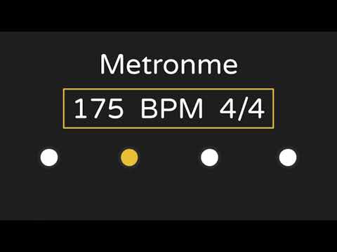 Metronome | 175 BPM | 4/4 Time (with Accent )
