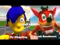 My Dingaling And Crash Bandicoot Commercial Comparison