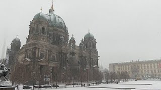 Berlin im Schnee: Winterwetter hält Einzug