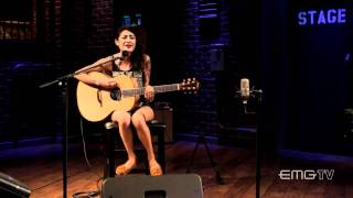 Alexia Rodriguez, Eyes Set To Kill sings acoustic version of Harsh on EMGtv