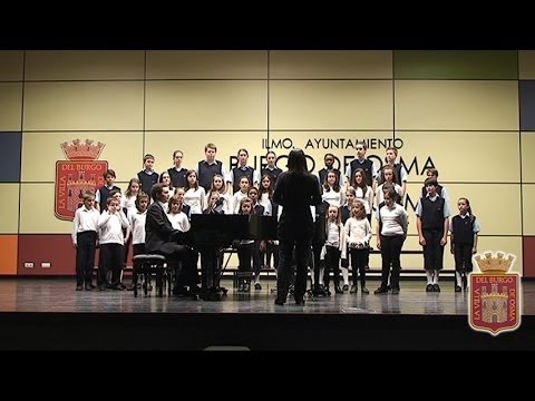 La grupación musical francesa en el Burgo.