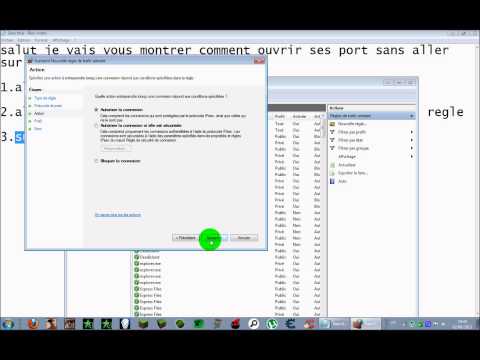 comment ouvrir le port minecraft tcp et udp (le port 25565)