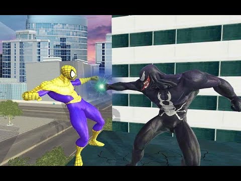 Dark Spider Venom City Battle | Venom Spider Superhero Vs Black Hero | Android GamePlay | Game Crazy