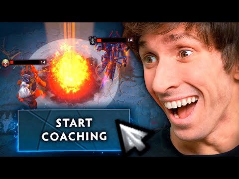 Dendi coaches 2000 MMR Invoker how to play Dota like Mozart 🎹