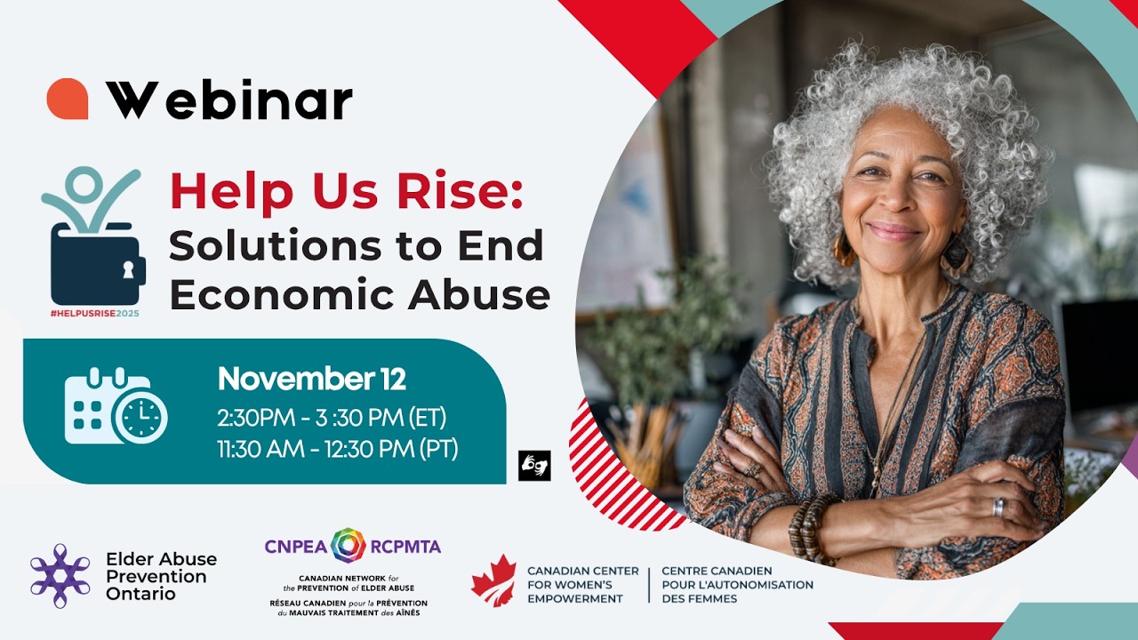 Shaping Canada’s New Code of Conduct on Economic Abuse: Protecting Seniors and Survivors