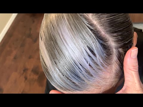 Edgy Silver Pixie Cut