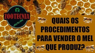 Quais os procedimentos para vender o mel que produz?