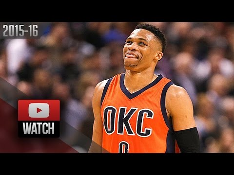 Russell Westbrook Triple-Double Highlights at Raptors (2016.03.28) - 26 Pts, 12 Ast, 11 Reb