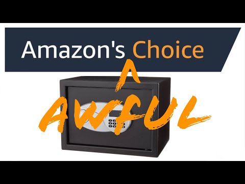 859】3秒でピックアップ。アマゾンベーシック 防犯金庫 ([859] Picked in 3 Seconds: AmazonBasics Security Safe)