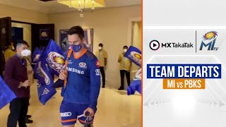 Team departure MI vs PBKS | टीम प्रस्थान एमआई बनाम पीबीकेएस | IPL 2021