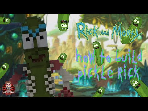 How to Build PICKLE RICK from Rick and Morty in Minecraft!!!