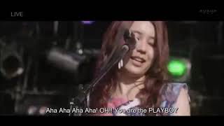 SCANDAL - Playboy (LIVE - Romaji &amp; English Subtitles)