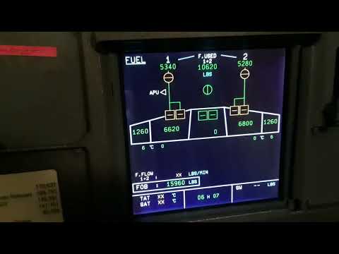 A320 Center Tank Fuel Transfer check