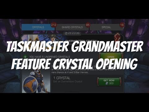 Taskmaster Grandmaster Feature Crystal Opening - Marvel Contest of Champions