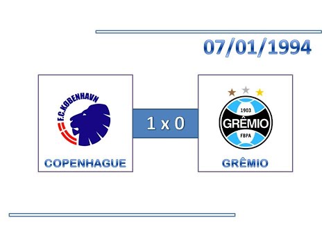 GOLS: Copenhague 1 x 0 Grêmio - 07/01/1994 - TU 60 Cup