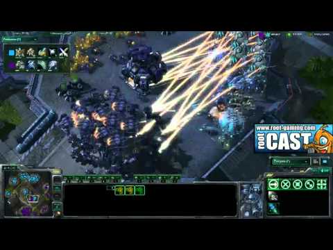 SC2 ROOT Challenge Ro4: ROOT Minigun vs ROOT qxc Game 2 - 2 / 2