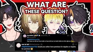 Shu, Luca, Sonny, and Ren answers unhinged questions 【NIJISANJI EN】