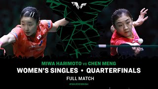 Download lagu FULL MATCH | Miwa Harimoto vs Chen Meng | WS QF | #SaudiSmash 2024 mp3